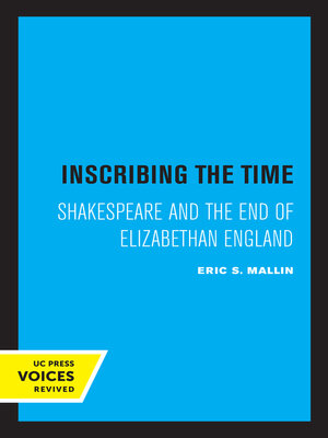 cover image of Inscribing the Time